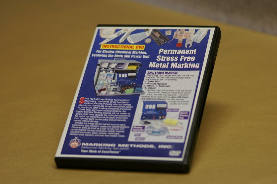 Instructional Electro-Chemical Metal Marking DVD