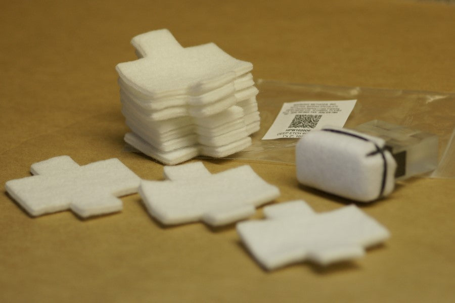 Hand Pad Assembly (Kit) Deep Etch (1" x 2")